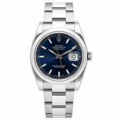 Rolex Datejust 36MM 116200 Blue Dial Stainless Steel Watch